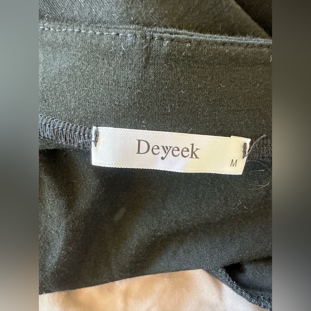 Deyeek Women's Black VNeck Post Op Snap Tank w/ Drain Pockets size M - Picture 6 of 9